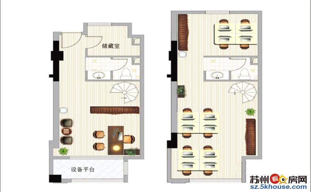 新创玉山广场 挑高5.98米复式公寓 大面积使用空间自由组合