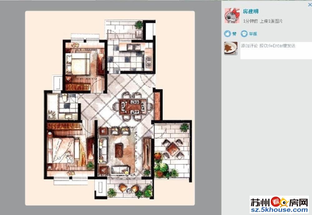 康桥丽都精修20万两房拎包入住带买断车位随时看房可谈价