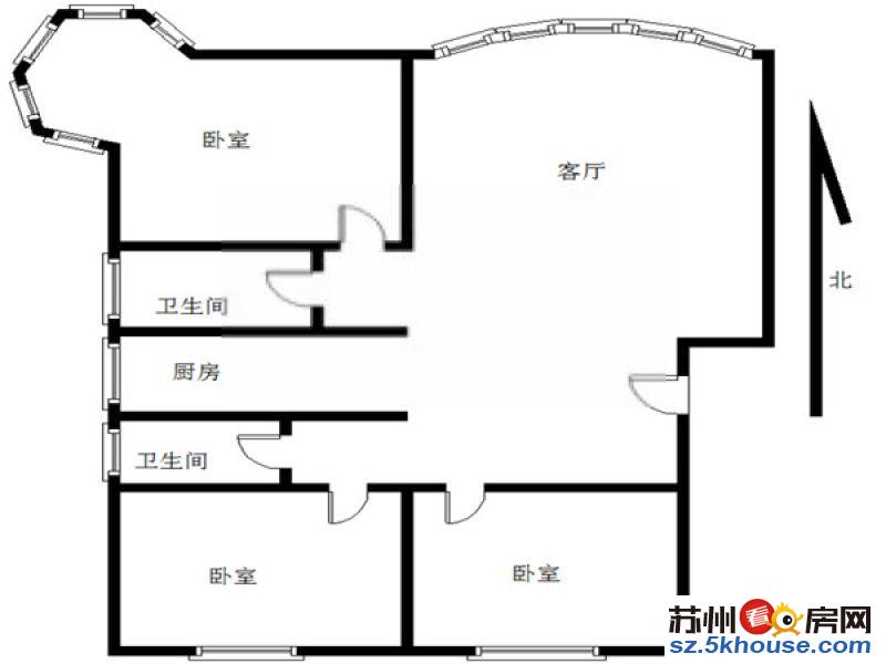 劳动路地铁口西环路高架三香福郡旁房东自住三房首租楼层不高