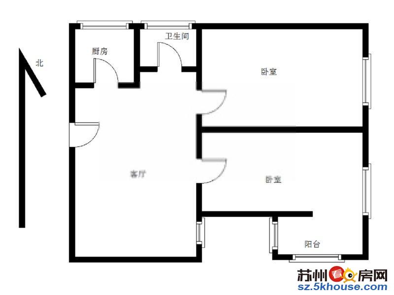 三香路沿线 银桥新村 精装两室 2号线 三香广场 可月付