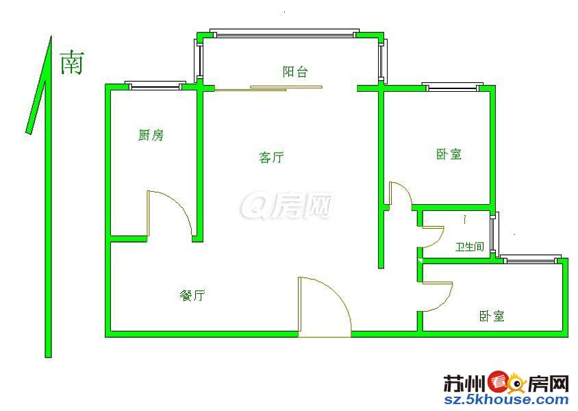 澳韵花园精装两房房子保养很好 南北通透 随时看房有钥匙