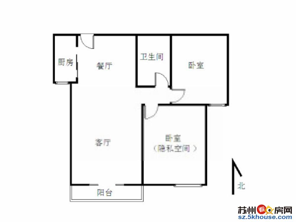 桐泾新村 精装两室 地铁口旁 全新家电家具 看房随时