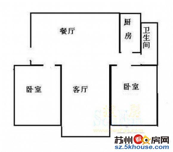 青剑湖花园 96平方精装三房大户 家电齐全 送15平