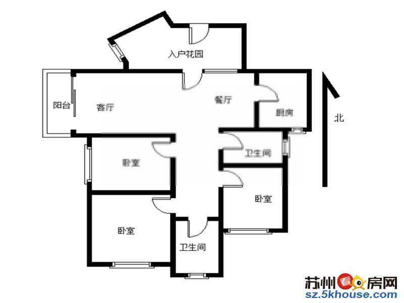 马浜花园楼三室2厅设施齐全天然气有随时看房拎可以押一付一