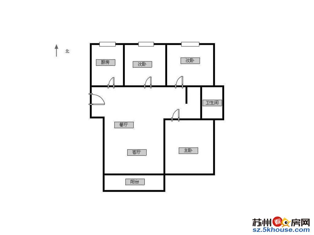 新鹿花园新出精装大三房 自住装修 拎包住 有轨电车 停车免费