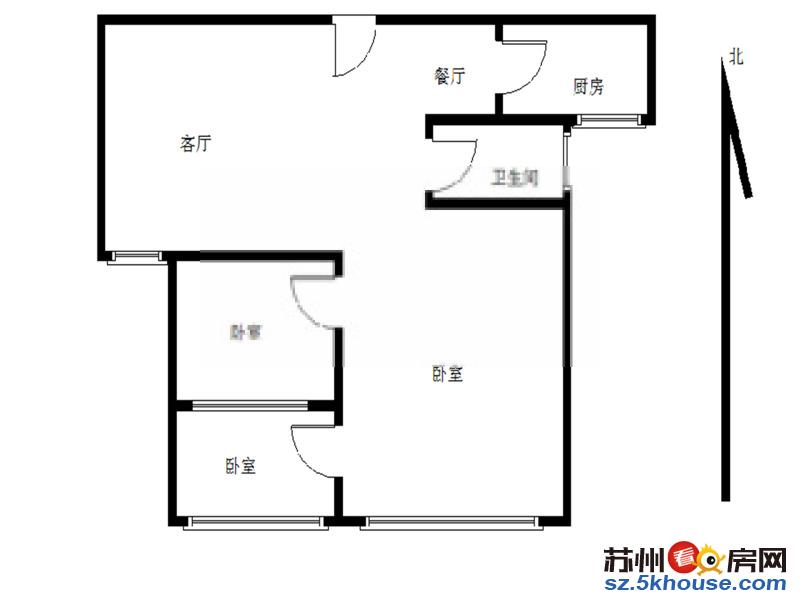 百合花公寓高端涉外小区房东自住婚装南北通风靠近名城花园