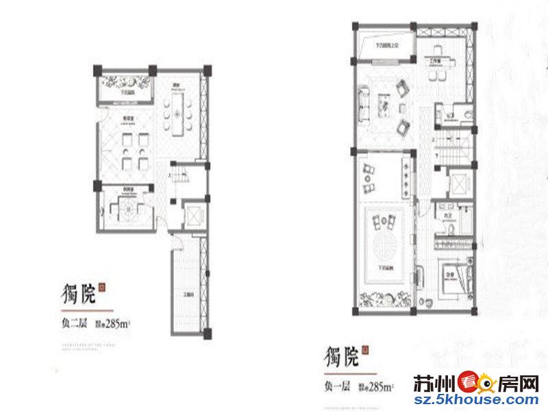 姑苏院子 合院别墅 中式园林风格 下沉式庭院 苏州市区核心段