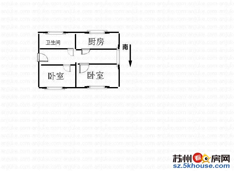 裴圩家园70平两房出售中装家私全送送西边户