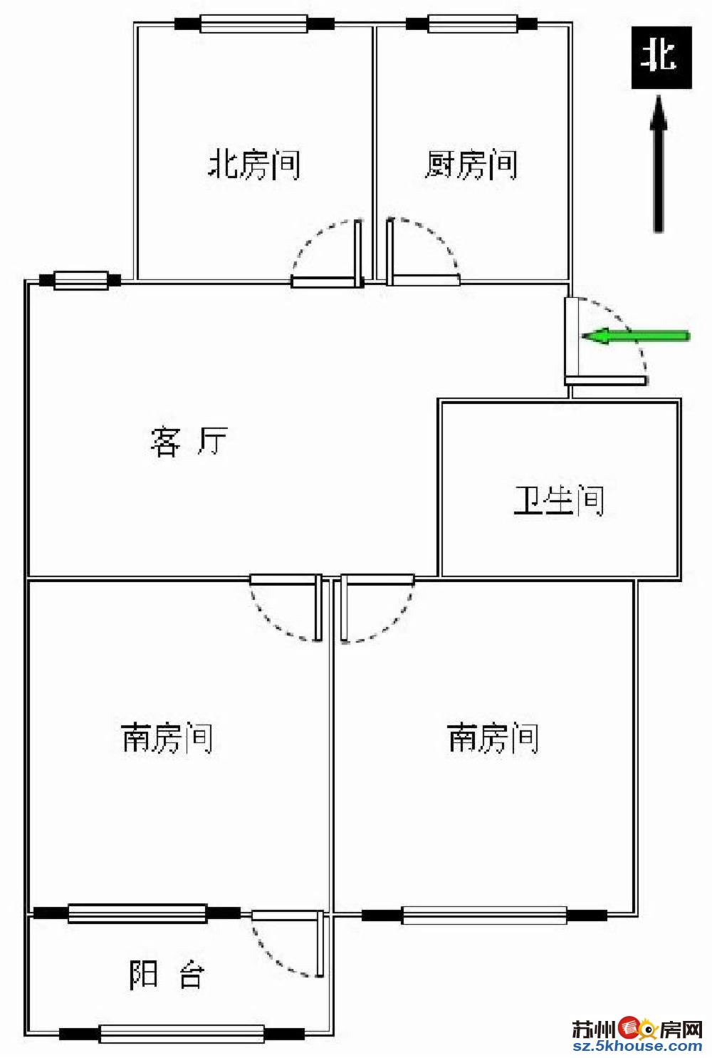 新上塘坊苑06年房龄平江精装拎包住环境好有独库