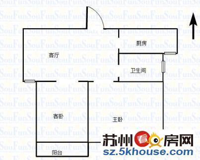 车坊东方文荟苑小两房74平两室毛坯好楼层出售