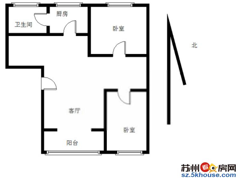 金色精装二室二厅出租 家具家电全 图片实拍 拎包入住