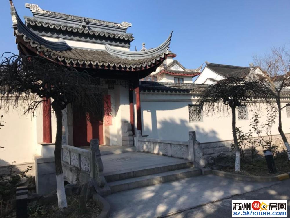 实地拍摄 江枫园 独栋中式别墅占地660平环绕大花园