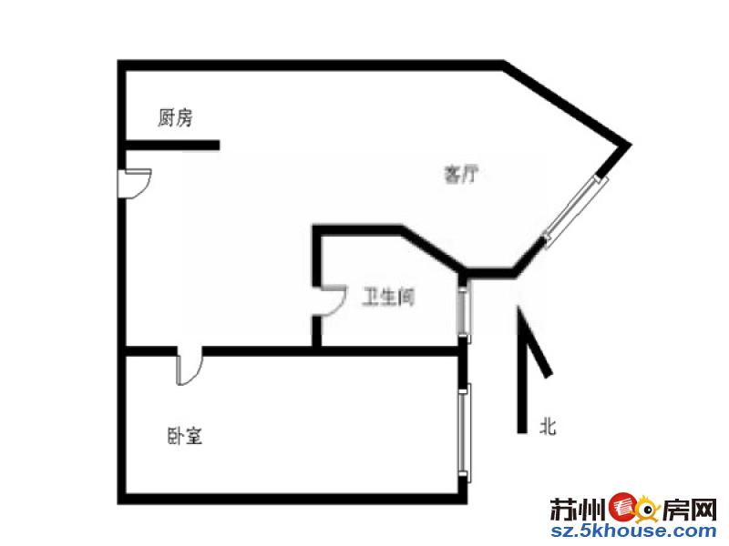 大运城花样城 精致两房 全新装修 近大润发家电齐全 拎包入住