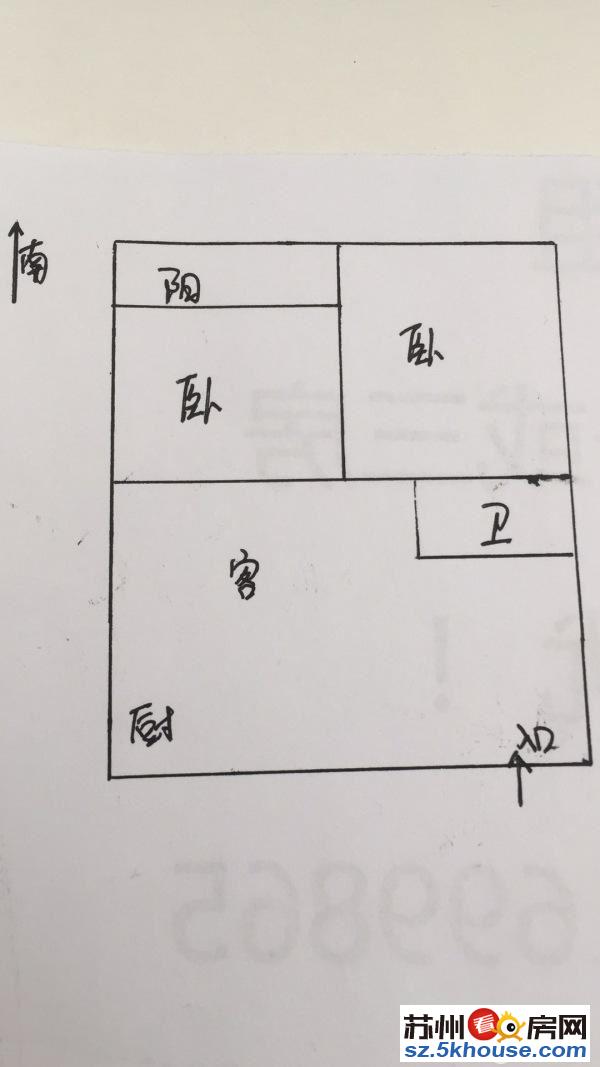 干将东路 地铁口 精装2房 拎包入住2800