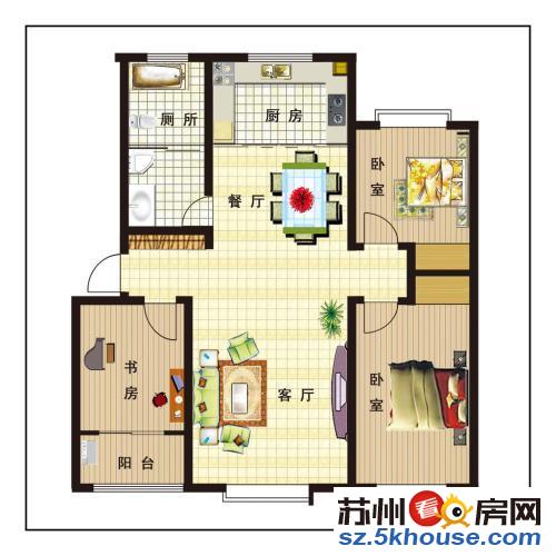 火车站 苏站路 万达商圈 梅花新村 梅巷花园 精装两房地铁口