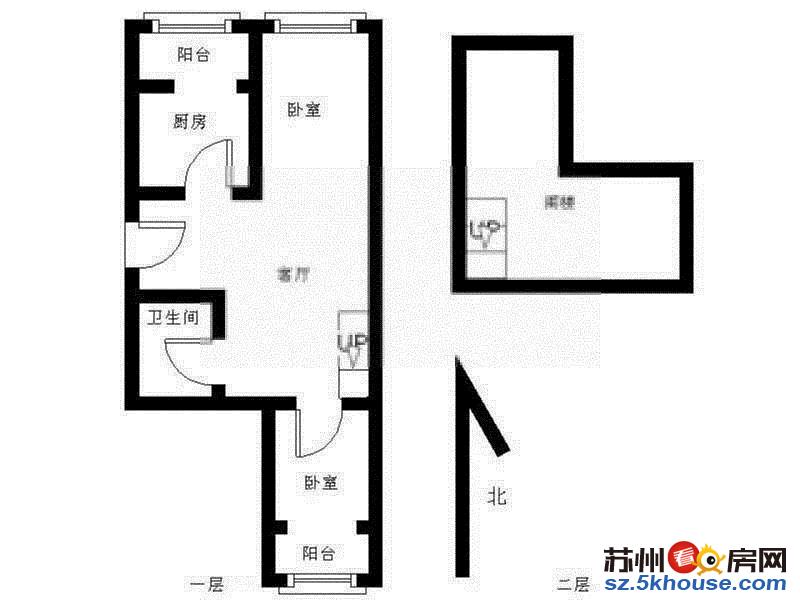 浒墅人家一区 边户 全新装修 未住人 采光无遮挡小区中间位置