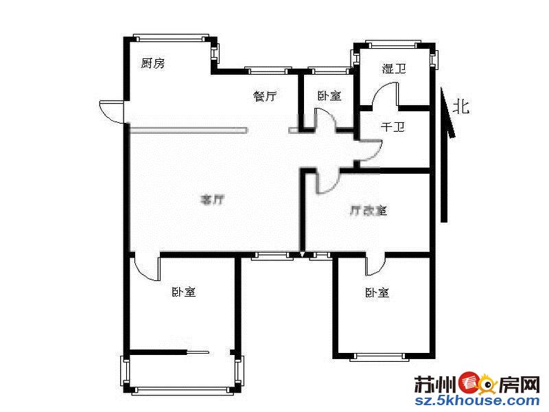 独墅湖高教区 翰林缘花园 海德公园旁 三房出租 随时看房