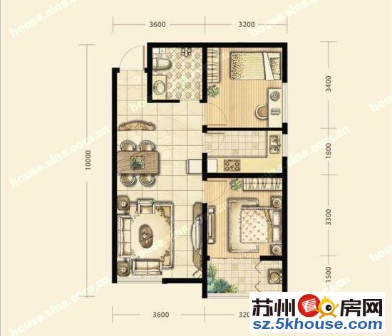 第五元素 精装大两房出租 家电家具齐全 民用水电 燃气做饭