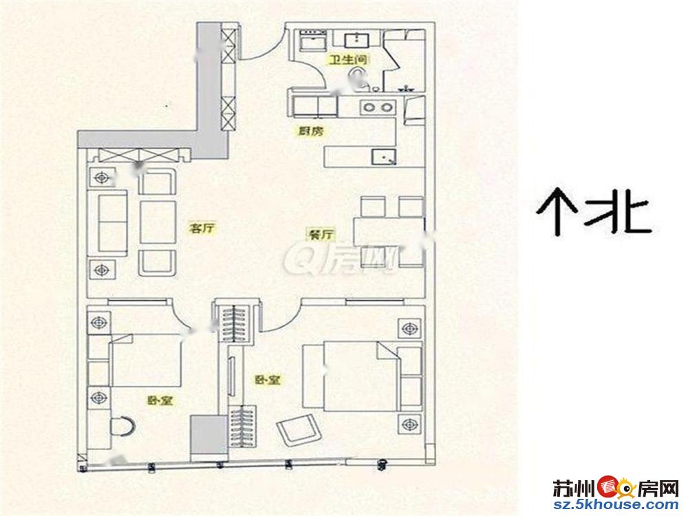 凤凰文化广场公寓 浅欧风格地铁 旁开发商统装品牌家电