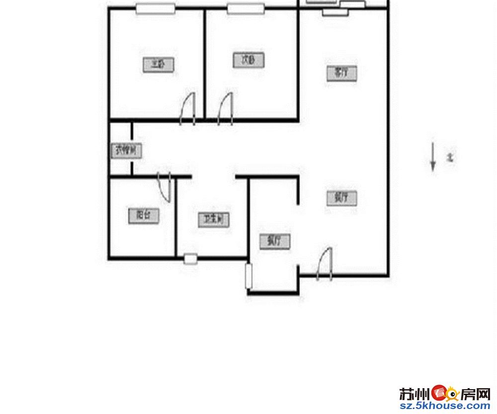 瞰湖花园9.10新出 毛坯可改造 二房朝南 可上学 有钥匙