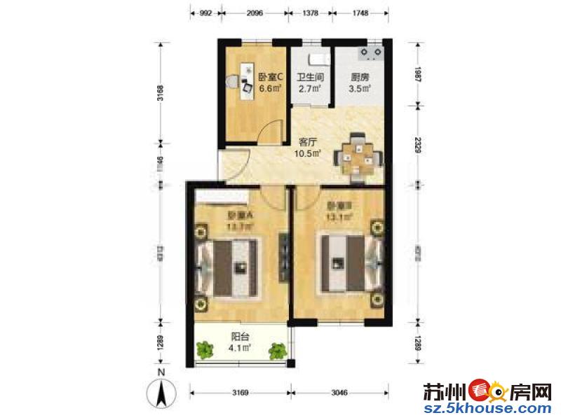 新旅城花园 新上 自住装修 家具家电齐全 拎包入住 有钥匙