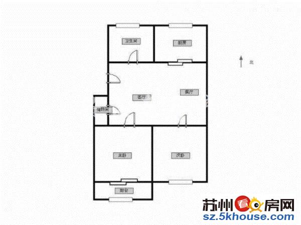长江花园三区简装2房3楼边户送9平和20平汽