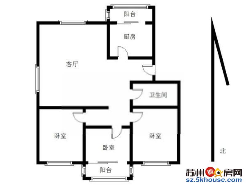 押一付一 新沧花园 桐泾公园地铁 精装三房 干净整洁拎包入住