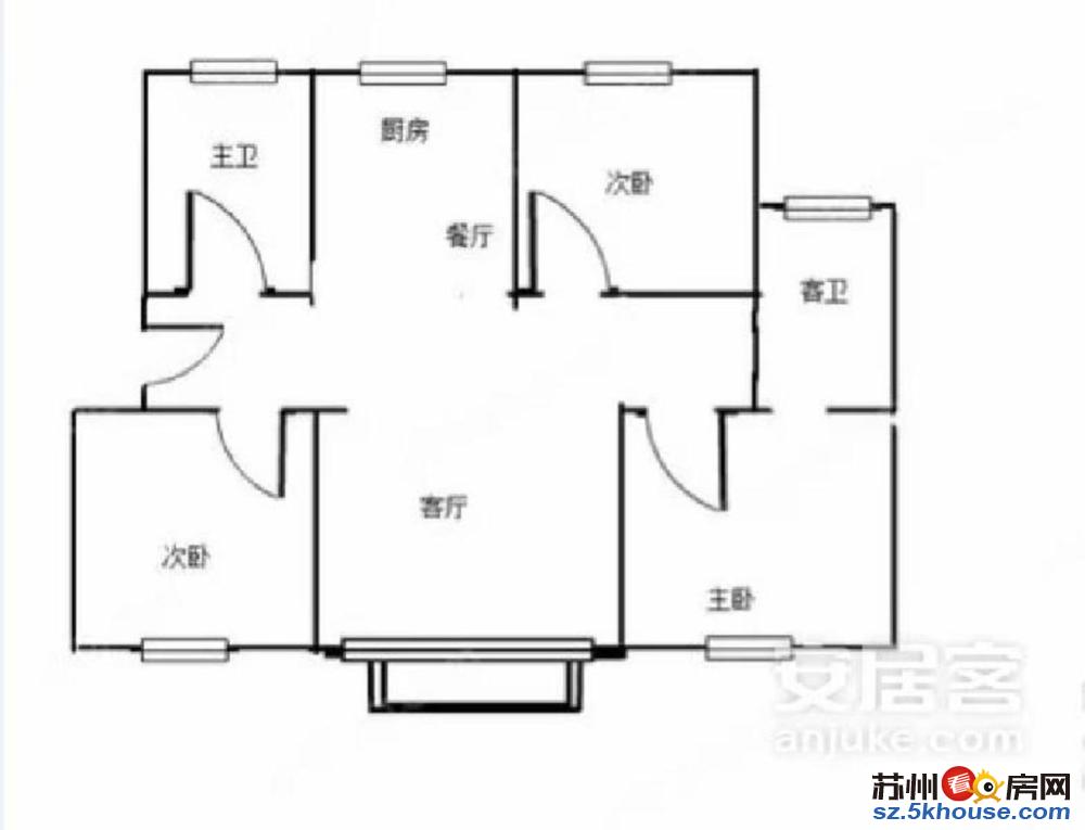 莲花新村精装3室2厅2卫 小区环境优美 舒适宜人