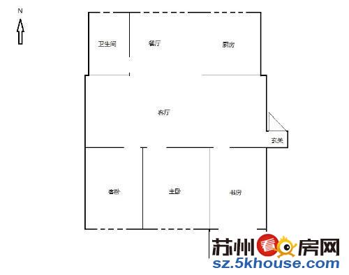 盘门景区 盘溪新村旁盘门新村自住装修两室 实施齐全 干净清爽