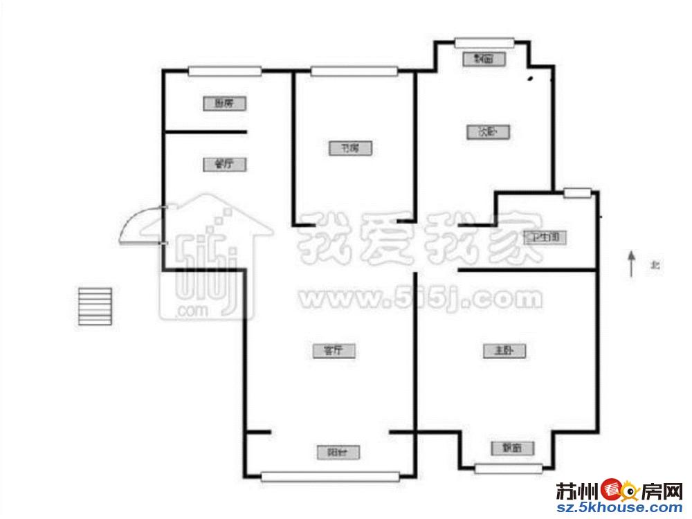 桂花新村 竹辉路桂花公园振华中信银行边上精装三房品牌电器