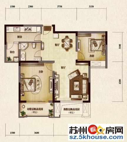 4号线地铁口克拉公馆对面东吴新村全装二房1700元房东急出租