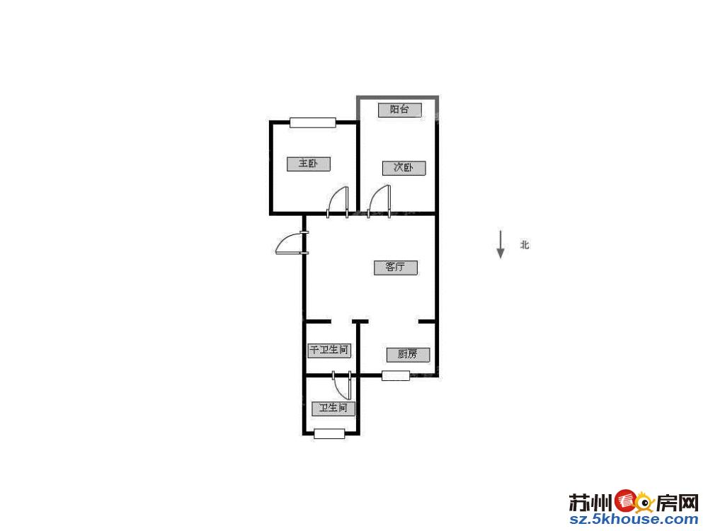 自住精装修俩房朝南品牌家具家电交通便捷