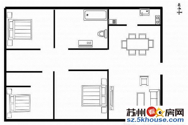 新上劳动路地铁口 新沧花园 老式精装 满五年唯一 带独库