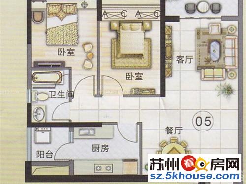 姑苏 东环 苏州大学 家乐福 杨枝新村 精装大两房 随时看房