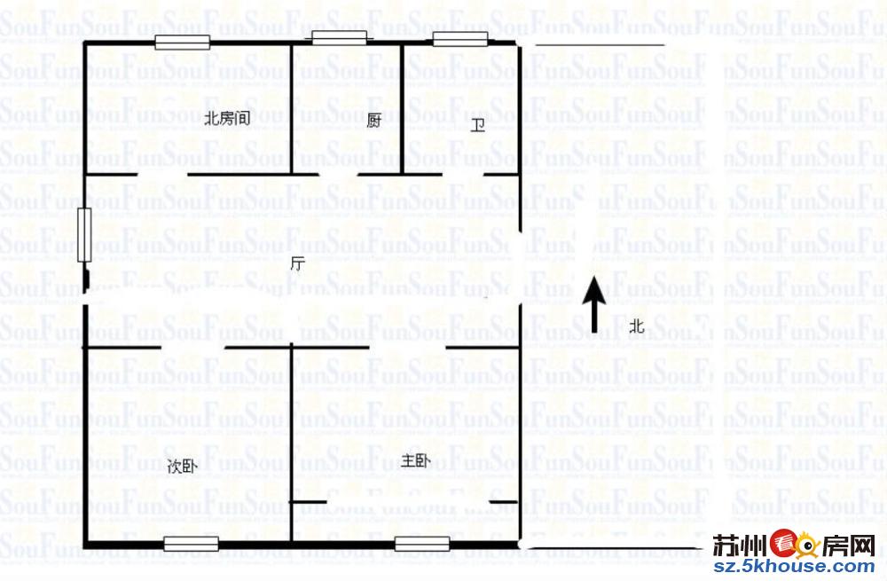 新上地铁一号线平江汽精装三房新湘苑