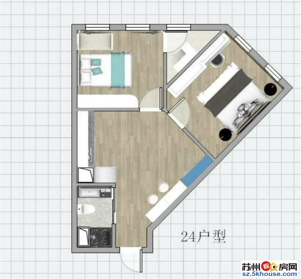 姑苏汽车南站对面现房公寓 商圈配套齐全 地铁四号线直达