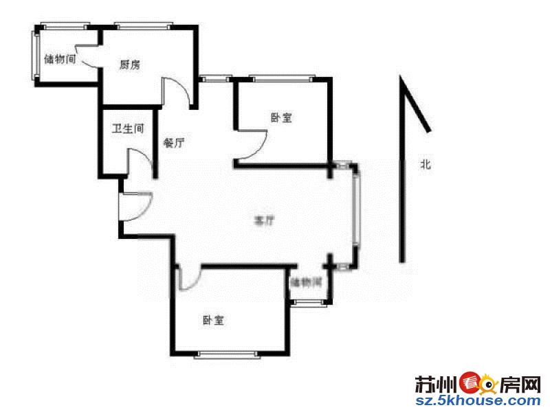 龙潭苑 精装2房 南北通透 采光好 地段 随时看房