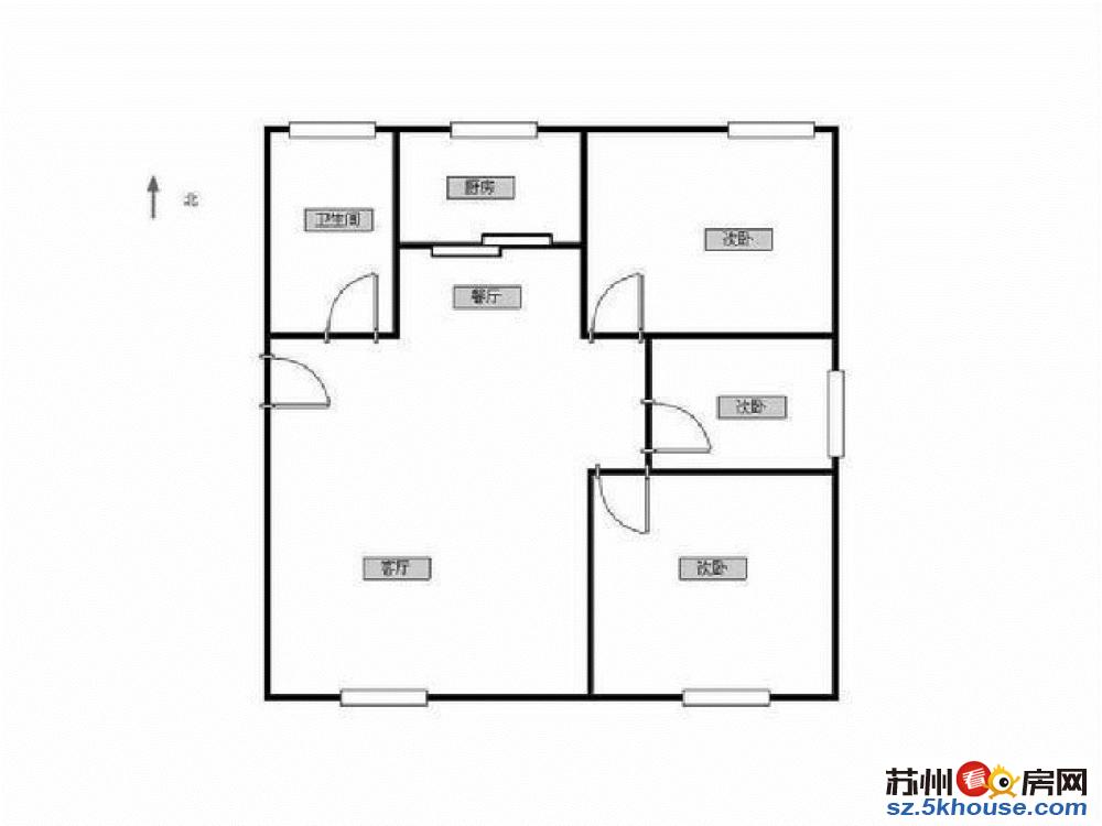 惠丰花园二区75平全新毛坯边户124万有钥匙景观房