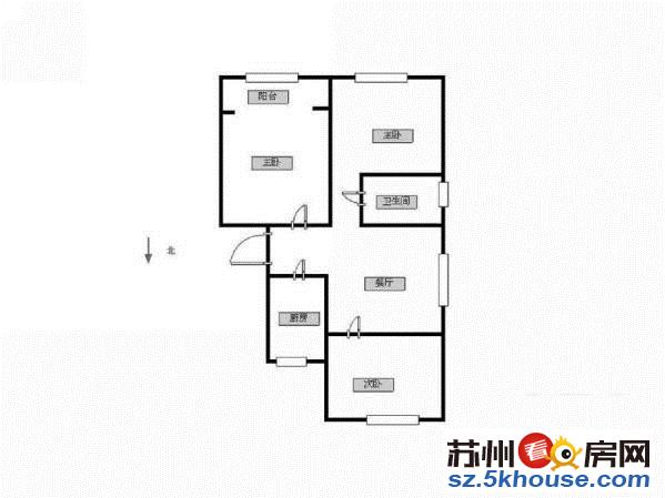 平江双学精装随时看 东环地铁站 永林新村过渡好房两房空间大