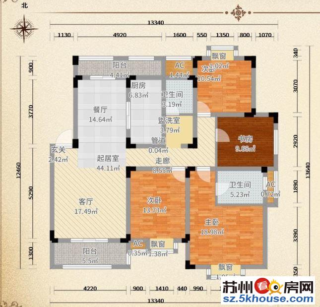 地铁口越湖家天下豪装大四房 送买断车位 换房诚售 随时看