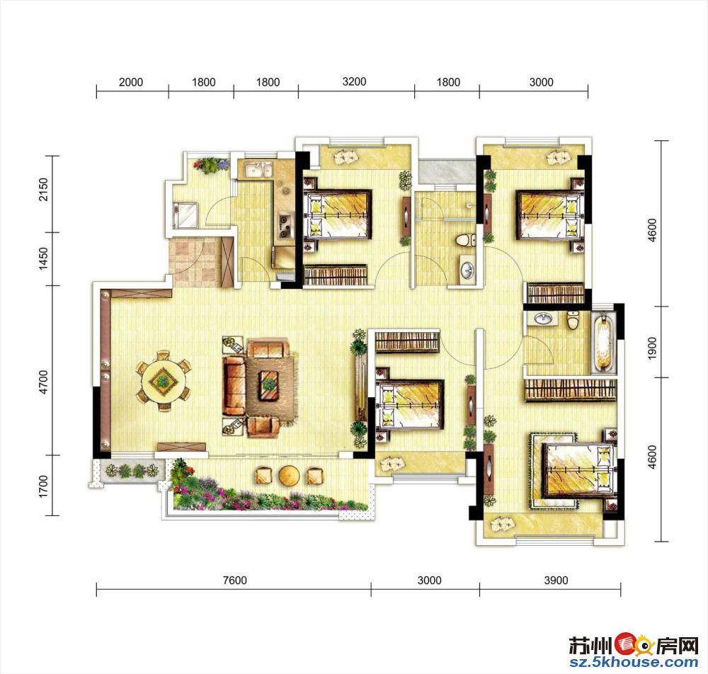 恒达清水园精装大两房 房东自住装修 品牌家居 押一付一 整租