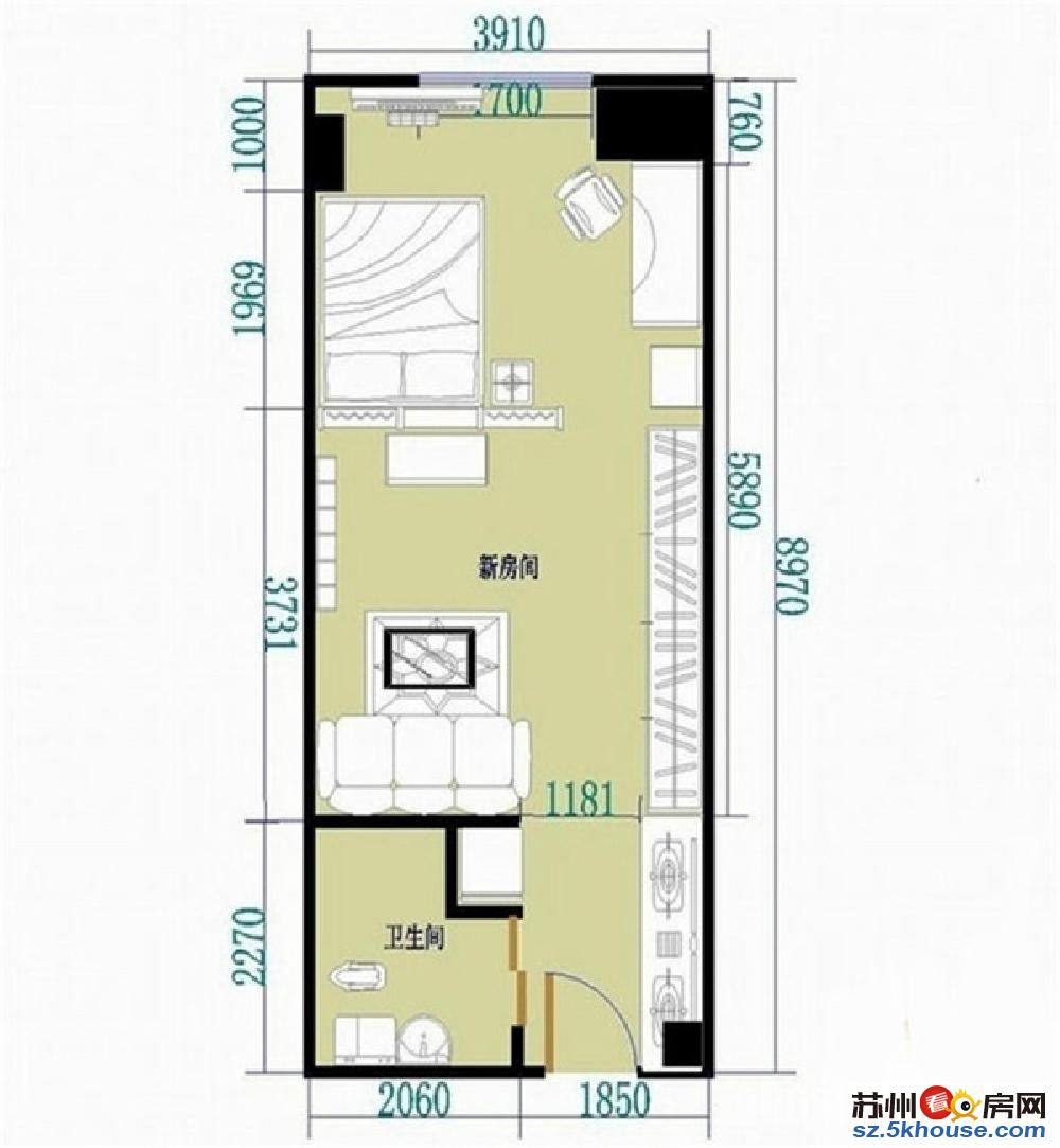 单价1万5市立医院旁石路步行街200米地鉄1号线配套成熟