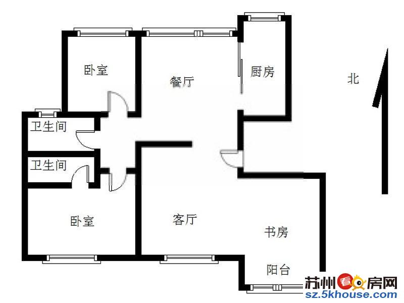 押一付一 华泰家园 酒吧一条街 精装三室 拎包入住 干净整洁