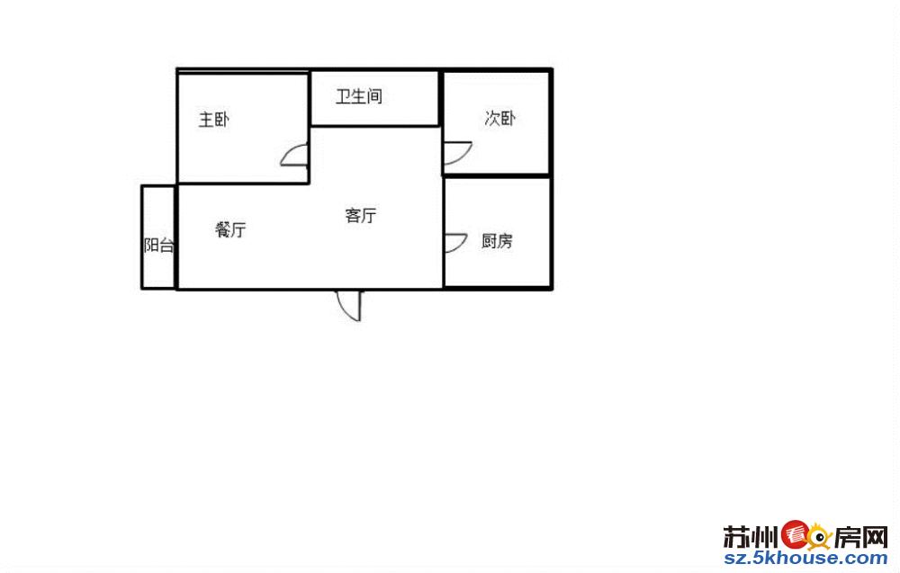 华通花园二区 刚需正两房 业主新房已定 诚心出售106.5万