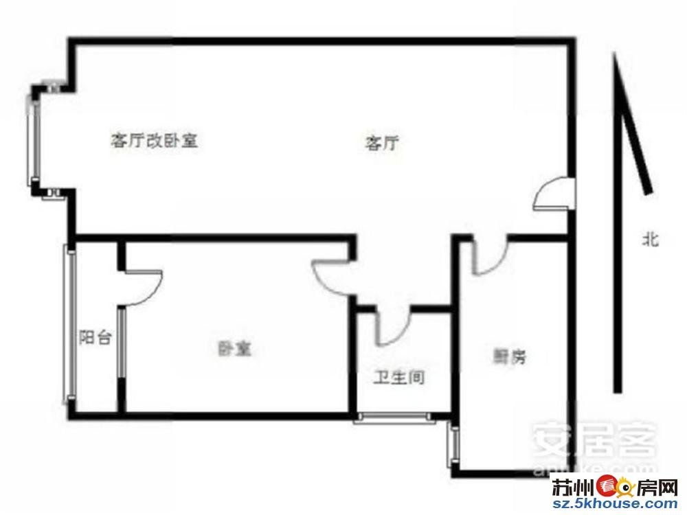 枫桥丽舍精装一居室 房东自住装修 全品牌家居 看房方便