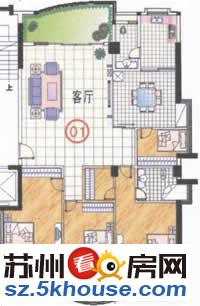 新推胥香园精装小户 采光好房型正 带自行18平 房东急售