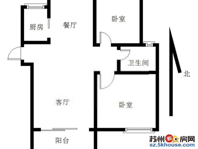 劳动路地铁口 桐泾新村 精装两室 三香广场 房东自住 急租