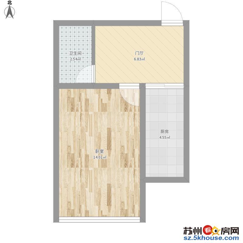 蓝调都汇 一室精装 家电齐全 温馨舒适 近地铁口 吴中商城