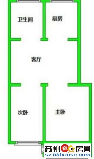 莲花新村四区精装两室一厅 家电齐全温馨舒适 干净清爽拎包入住