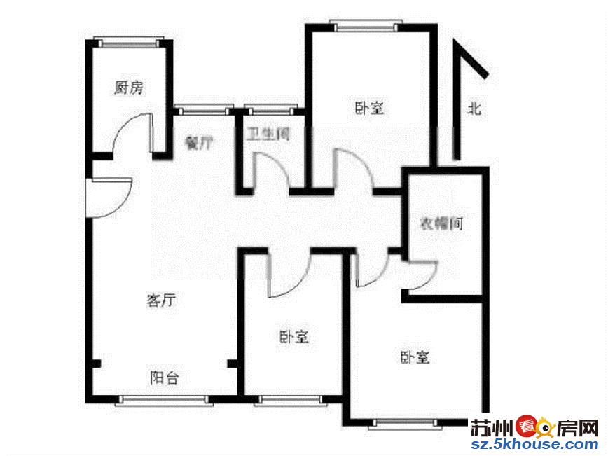 新狮新苑 精装三房 押一付一 紧邻港龙城商圈 随时看房拎包